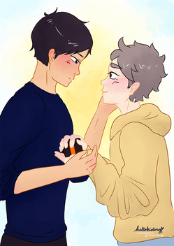 simple color waist up (anime style)