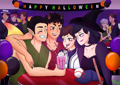 iwadaikiyoyui rarepair halloween